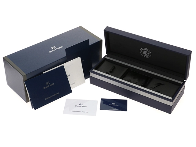 SEIKO　グランドセイコー エボリューション９コレクション　自動巻き　SLGC001　クロノグラフ　ネイビ　セラミック　100ｍ防水　チタン　TI　定価：1815000【432】2141100568453