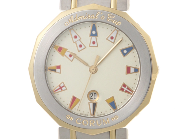 CORUM コルム 腕時計 アドミラルズカップ 99.810.21 YG/SS