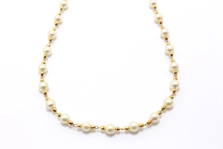 JEWELRY ノンブランドジュエリー ネックレス K18 ゴールド パール 真珠