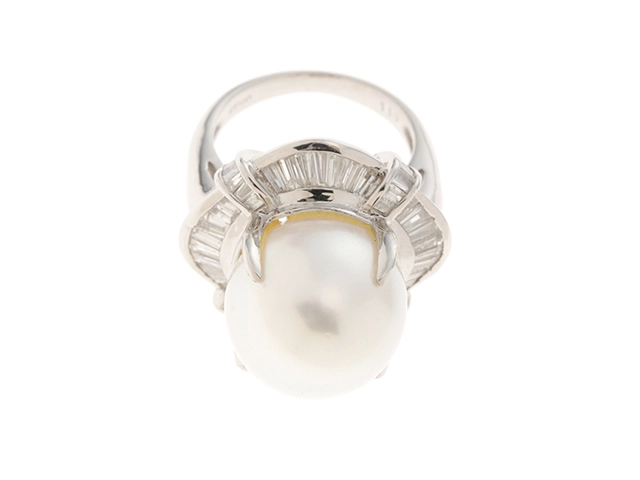 楽天市場】婚約指輪 プラチナ リング ブラックパール 13mm