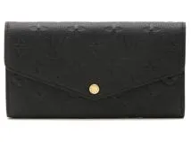 LOUIS VUITTON ルイヴィトン ポルトフォイユ・サラ モノグラム・アンプラント ノワール 長財布 M82257 2141100572917  【432】 の購入なら「質」の大黒屋（公式）