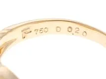 ノンブランドジュエリー　JEWELRY　ジュエリー　リング　指輪　K18　ダイヤモンド0.20ct　約4.4ｇ　16.5号【471】I