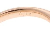 JEWELRY　ジュエリー　 リング　K18ピンクゴールド　　ダイヤモンド0.16　　2.8g　＃6　　2141100575710　【472】H