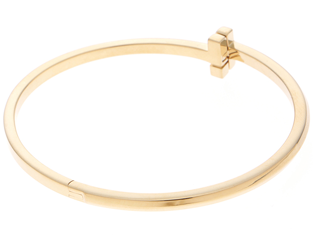 【最終セール】ティファニー Tワン ヒンジ ナロー バングル 新品)TIFFANY & Co. ティファニー T ワン ナロー ヒンジ