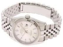 ROLEX 自動巻き 腕時計 シルバー/ゴールド ROLEX ロレックス デイトジャスト 116234 WG/SS ステンレス