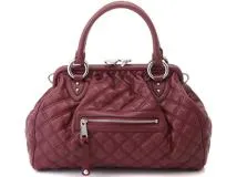 マークジェイコブス MARC JACOBS キルテッドレザースタム ワイン