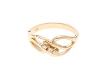 JEWELRY ノンブランドジュエリー リング 8号 K18/ダイヤモンド/重さ約3.3g【472】YY