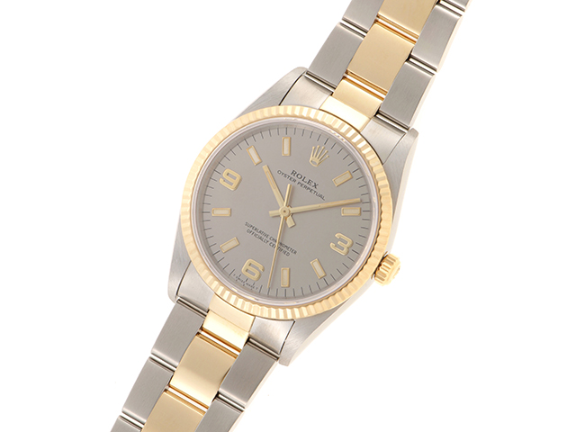 ROLEX ロレックス オイスター パーペチュアル 14233 グレー文字