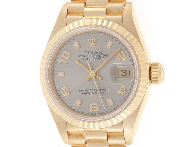 正規 ROLEX ロレックス 時計 デイトジャスト 69178 シルバー文字