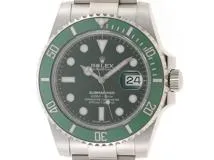 2019年　ROLEX　ロレックス　サブマリーナ　116610LV　グリーンサブ　グリーン文字盤　ステンレススチール　メンズ　腕時計（2141100600030）【200】C