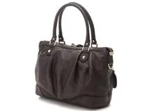 GUCCI グッチ スーキー グッチシマ 2WAYバッグ レザー ダーク