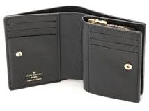 LOUIS VUITTON　ルイヴィトン　ポルトフォイユ・クレア　モノグラム・アンプラント　ノワール　M80151　【472】H