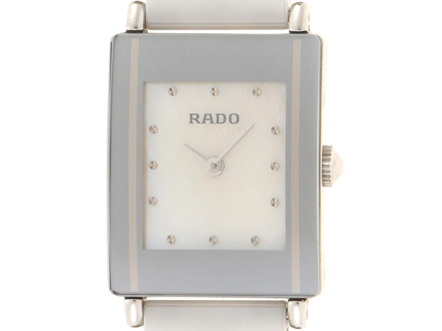 RADO ラドー 時計 ダイアスター 153.0488.3 SS/セラミック ホワイトシェル 2141100603956【430】  の購入なら「質」の大黒屋（公式）