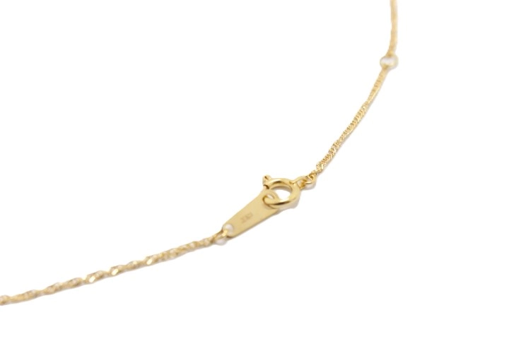 JEWELRY ノンブランドジュエリー ネックレス K18 アクアマリン 10.00ct ダイヤモンド 0.02ct 【460】2141100606322