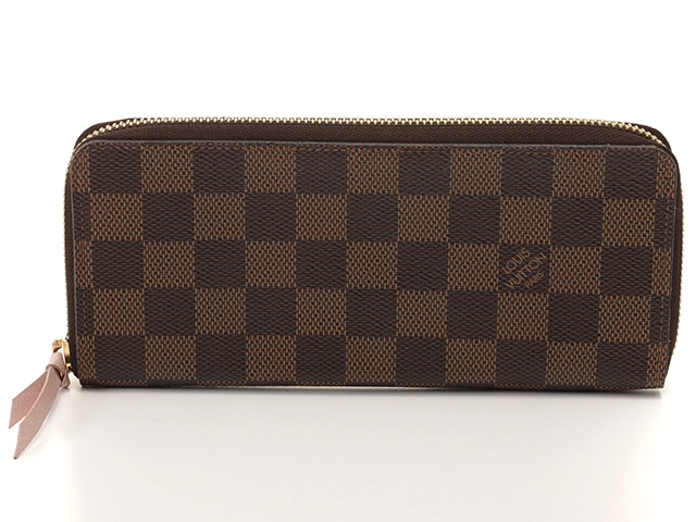 LOUIS VUITTON ルイヴィトン ラウンド長財布 ポルトフォイユ・クレマンス ダミエ ローズバレリーヌ N41626【434】  の購入なら「質」の大黒屋（公式）