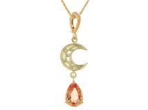 JEWELRY　ノンブランド　ジュエリー　ネックレス　ゴールドK18　シトリン1.55カラット　重量4.3g　【472】HG