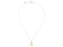 JEWELRY　ノーブランドジュエリー　ネックレス　K18YG/WG ゴールド　ダイヤモンド0.212/0.18　重量4.8g　【472】YN