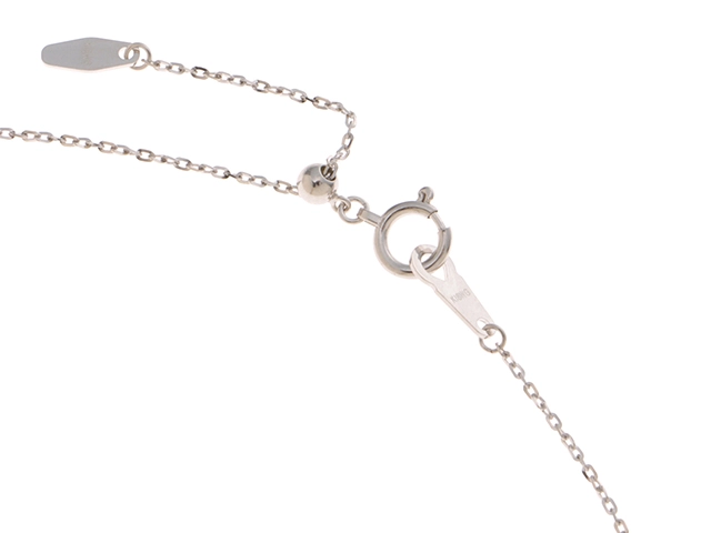 JEWELRY　ノーブランドジュエリー　ネックレス　K18YG/WG ゴールド　ダイヤモンド0.212/0.18　重量4.8g　【472】YN