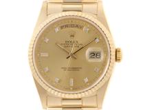 L番 1989年頃製造 ROLEX ロレックス　メンズ オートマチック　デイデイト36 18238A シャンパン10PD文字盤 旧留 K18YG【472】HK
