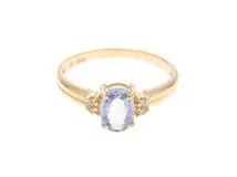 JEWELRY ノンブランドジュエリー リング 指輪 K18 ゴールド カラーストーン ダイヤモンド 11号 【460】2141100630273