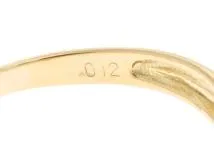 JEWELRY　ジュエリー　リング　K18 ゴールド　#9　ダイヤモンド　0.12 　約2.1g　2141100632659【208】