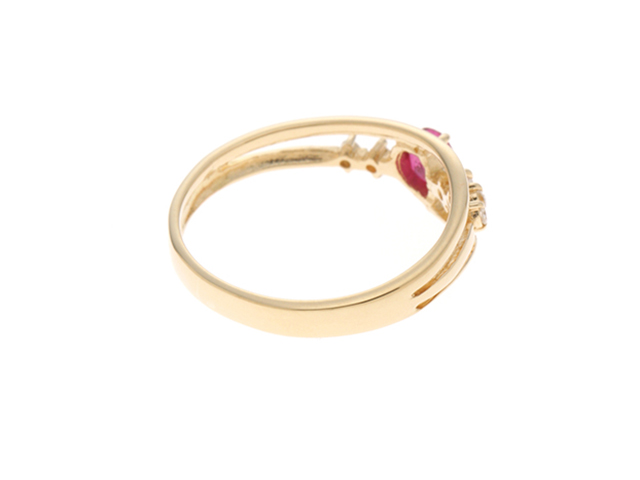 JEWELRY ジュエリー リング K18 ゴールド 9号 ルビー