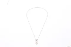 MIKIMOTO ミキモト ネックレス K18WG ホワイトゴールド パール 真珠 ダイヤモンド 【460】2141100632949