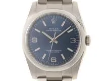 ランダムシリアル　2020年ギャラ　ROLEX　ロレックス　オイスターパーペチュアル　116000　ステンレス　ブルー369文字盤　男性用自動巻時計【473】