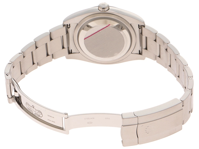 ランダムシリアル　2020年ギャラ　ROLEX　ロレックス　オイスターパーペチュアル　116000　ステンレス　ブルー369文字盤　男性用自動巻時計【473】