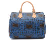 LOUIS VUITTON ルイ・ヴィトン スピーディ30　モノグラム・タウン　ブルー　草間彌生　M40691【472】AH