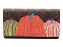 LOUIS VUITTON ルイヴィトン M82114 ポルトフォイユ・サラNM 草間彌生 モノグラム　2023 LV x YK モノグラム【472】AH