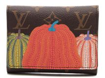 LOUIS VUITTON  ルイ・ヴィトン  三つ折り財布 　草間彌生 LV×YK ポルトフォイユ ヴィクトリーヌ モノグラム  M82111　新品同様品【472】AH