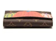LOUIS VUITTON  ルイ・ヴィトン  三つ折り財布 　草間彌生 LV×YK ポルトフォイユ ヴィクトリーヌ モノグラム  M82111　新品同様品【472】AH