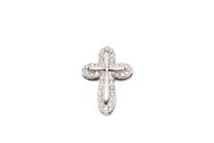 JEWELRY ノンブランドジュエリー ペンダントトップ クロスモチーフ PT900 プラチナ ダイヤモンド 0.40ct 【460】2141100638811