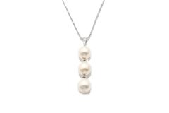JEWELRY ノンブランドジュエリー ネックレス K18WG/K14WG ホワイトゴールド パール 真珠 【460】2141100640838