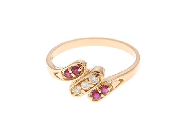 ノンブランド リング 指輪 ルビー ダイヤモンド リング JEWELRY ノンブランドジュエリー リング 指輪 K18 R D ルビー