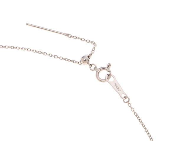 JEWELRY ジュエリー ネックレス K18ホワイトゴールド ファンシーパープルピンクダイヤモンド ダイヤモンド 鑑定書付き 【432】 2141100643242