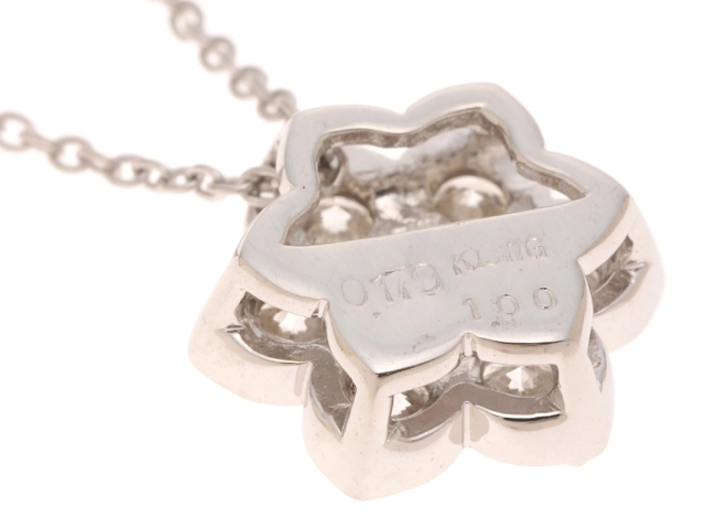 JEWELRY ジュエリー ネックレス K18ホワイトゴールド ファンシーパープルピンクダイヤモンド ダイヤモンド 鑑定書付き 【432】 2141100643242