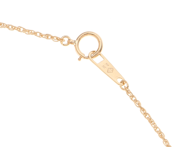 JEWELRY　ジュエリー　ネックレス　K18イエローゴールド　ルビー0.25ct　ダイヤモンド0.39ct　約3.7g　2141100647196【432】