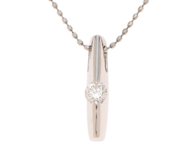 JEWELRY ジュエリー ネックレス PT850/PT900プラチナ ダイヤモンド0.14 2.0g 2141100647462 【471】L