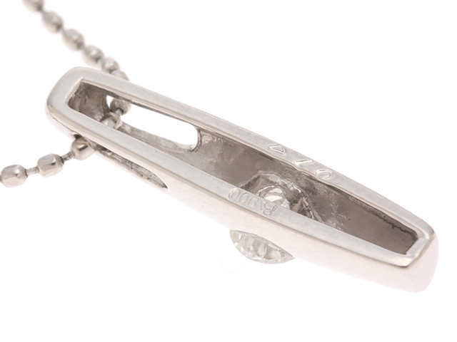 JEWELRY ジュエリー ネックレス PT850/PT900プラチナ ダイヤモンド0.14 2.0g 2141100647462 【471】L