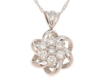 JEWELRY　ジュエリー　ネックレス　PT850/PT900プラチナ　ダイヤモンド　3.2g　2141100647684  【471】L