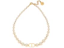 Dior　ディオール　30Montaigne　　ショートネックレス　メタル（GP）／レジンパール　【471】