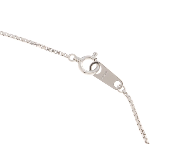 JEWELRY ジュエリー ネックレス PT850/PT900プラチナ サファイア0.66ct ダイヤモンド0.16ct 約6.9g【207】2141100649855