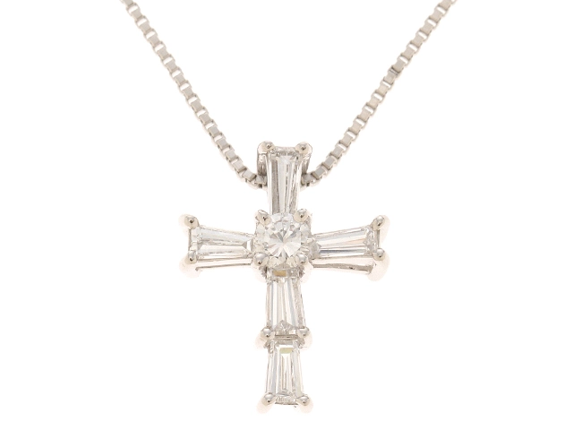 JEWELRY ジュエリー ネックレス PT850/PT900プラチナ ダイヤモンド0.51