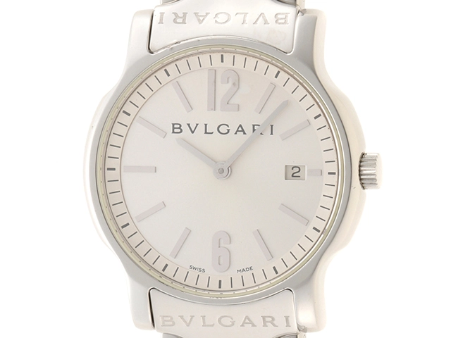 BVLGARI ブルガリ 時計 ソロテンポ クオーツ SS ステンレス シルバー文字盤 ST35S （2141200216513）【200】T  の購入なら「質」の大黒屋（公式）