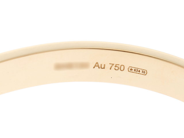 CARTIER カルティエ LOVE ラブブレスレット 17号 B6067517 約