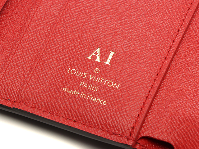 LOUIS VUITTON ルイヴィトン ※イニシャル(AI)入り ミニ財布