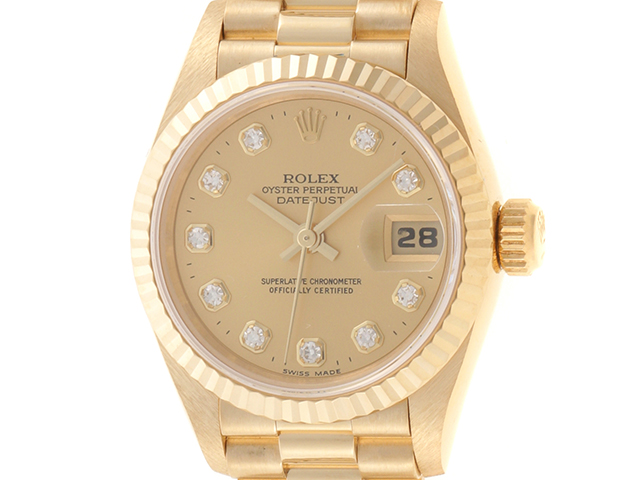 W番 1994年頃製 ROLEX ロレックス デイトジャスト 69178G K18YG