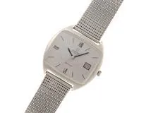 OMEGA オメガ 腕時計 162.047 デ・ビル スクエア Cal.1002 ステンレス シルバー文字盤 自動巻き 現状販売【472】SJ